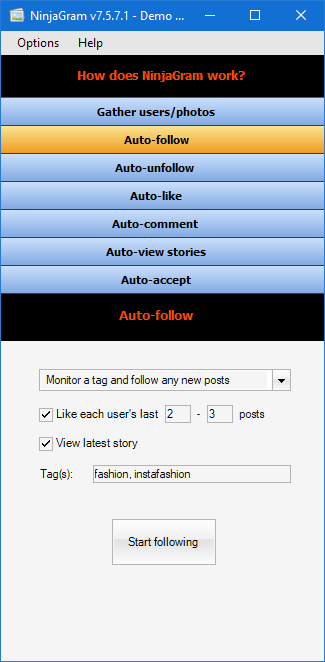 Auto-follow
