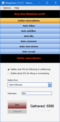 Gather user or post IDs
