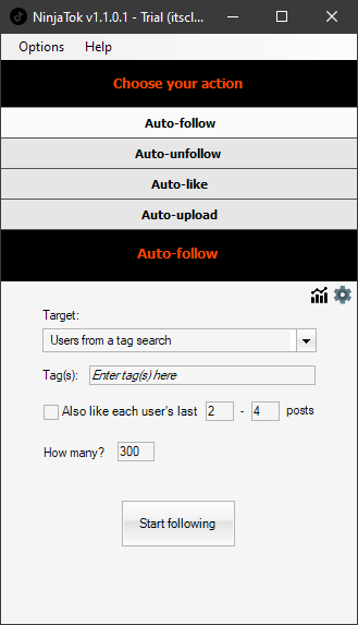 Auto follow