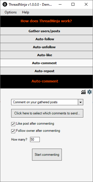 Auto comment