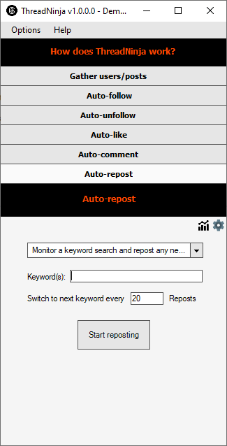 Auto repost
